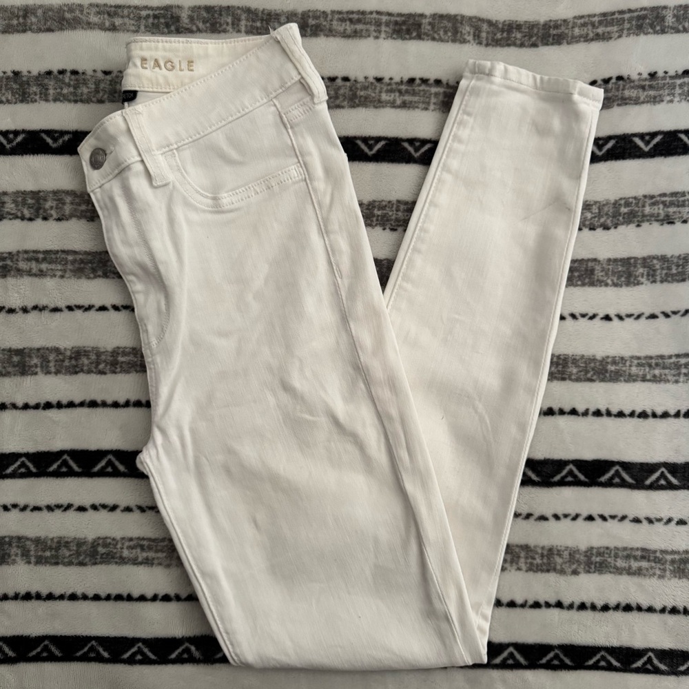 American Eagle White Jeggings